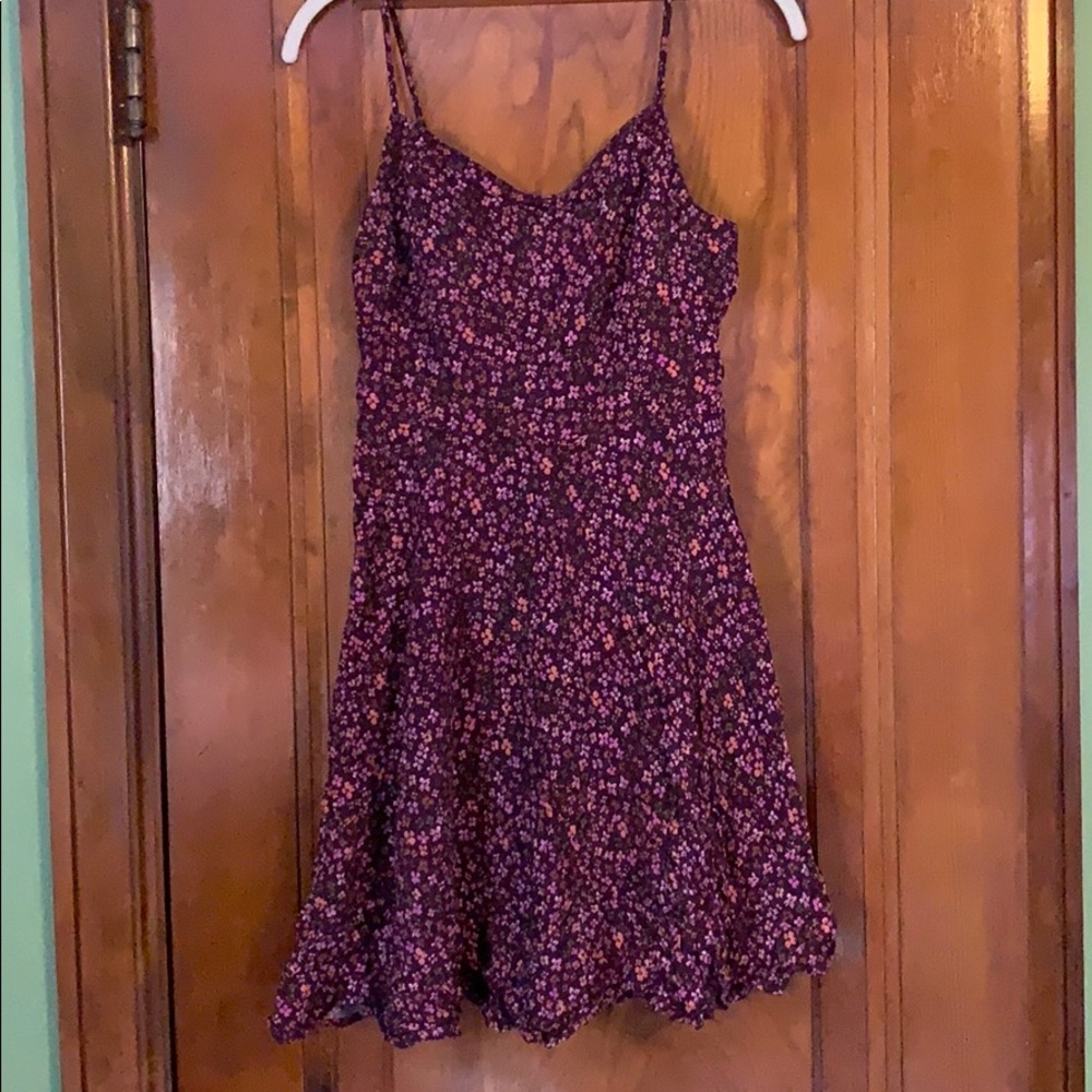Purple Floral Dress